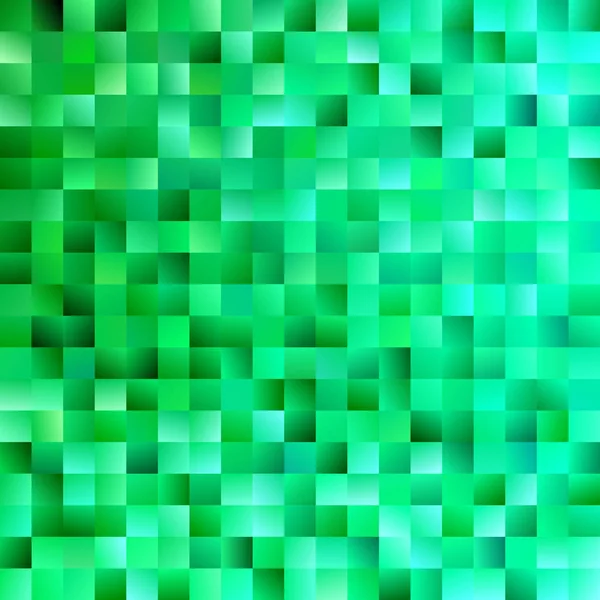 Groene abstracte vierkante achtergrond - vectorafbeelding — Stockvector