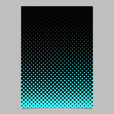 Retro soyut yarı ton elips desen sayfa şablonu - vektör afiş arka plan grafik tasarımdan ışık mavi çapraz eliptik noktalar