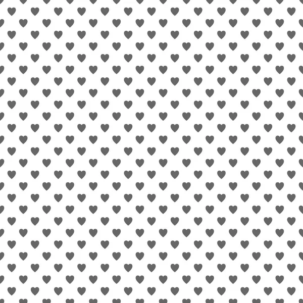 원활한 심장 패턴 배경-사랑 컨셉 디자인 — 스톡 벡터