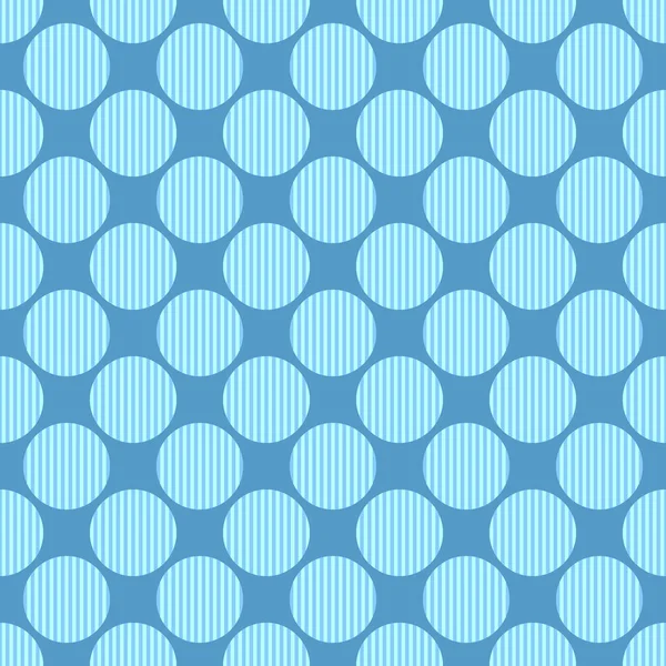 Einfache nahtlose Kreis-Muster-Design-Hintergrund - Vektorgrafik — Stockvektor