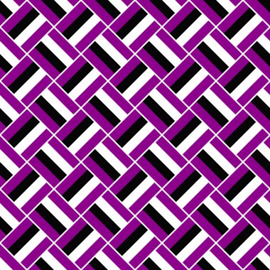 Geometrik seamless modeli - vektör kare arka plan illüstrasyon