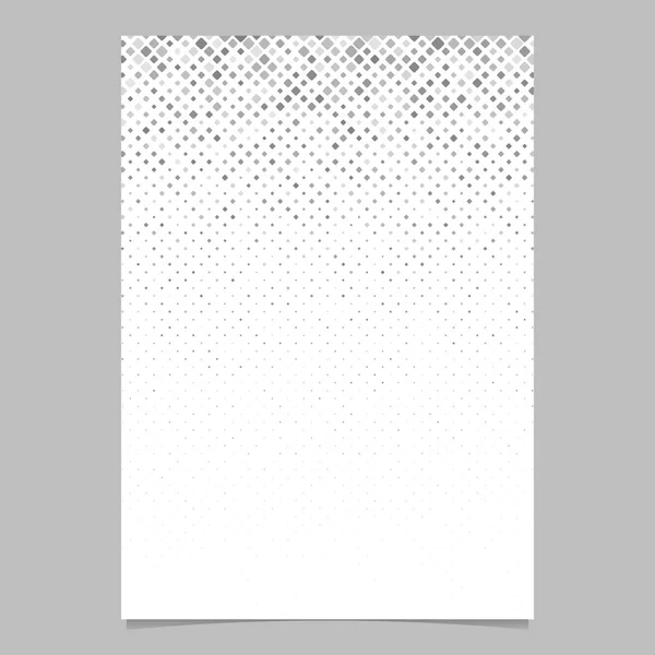 Patrón cuadrado diagonal geométrico folleto plantilla fondo — Vector de stock