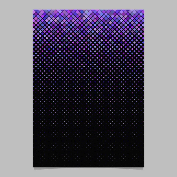 Geometrical rounded square pattern background brochure template - vector graphic design