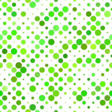 Yeşil geometrik daire desen grafik yinelenen arka plan-