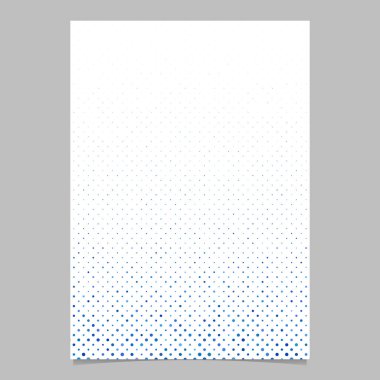 Geometrik mavi daire desen arka plan broşür şablonu