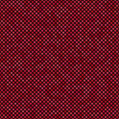 Kırmızı sorunsuz pentagram yıldız desen arka plan - vektör tasarımı