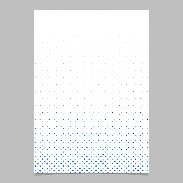 Plantilla de folleto de fondo de patrón de círculo azul geométrico — Vector de stock
