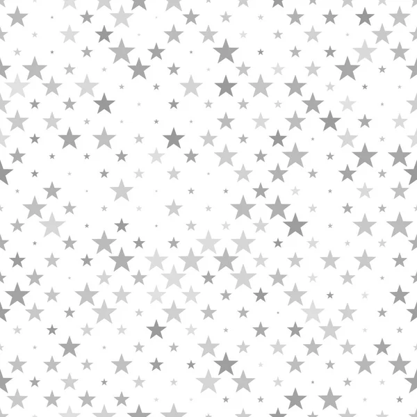 Abstract grey star pattern - vector background graphic — Stock Vector