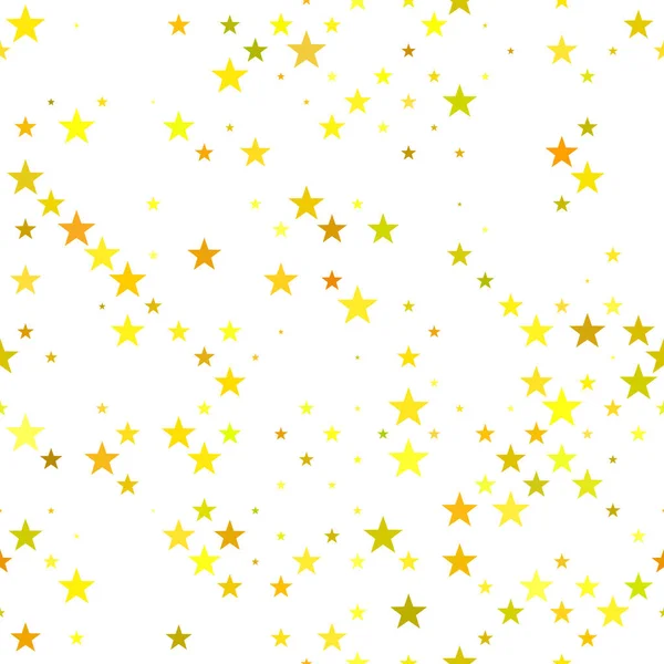 抽象的なシームレスな五芒星星のパターン背景デザイン — ストックベクタ