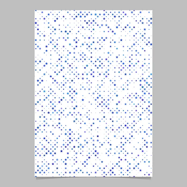 Шаблон листовки звезды - фоновая графика векторной страницы — стоковый вектор