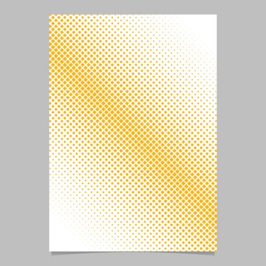 Yarı ton kare desen arka plan broşür şablonu ile çapraz kareler