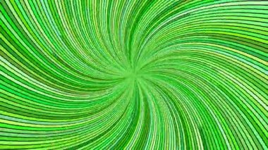 Psychedelic dönen ray dönen yeşil çizgili - sorunsuz döngü patlama