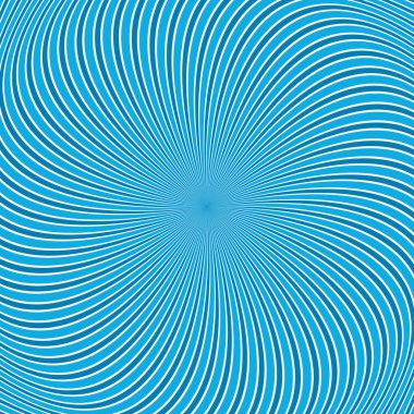 Mavi soyut Ray arka plan - vektör tasarımı büküm