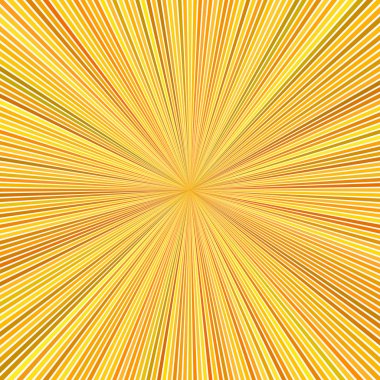 Turuncu psychedelic soyut patlama kavramı arka plan - vektör çizim