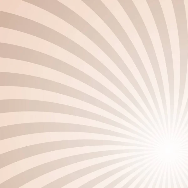 Geometriska spiral bakgrund från roterande strålar — Stock vektor