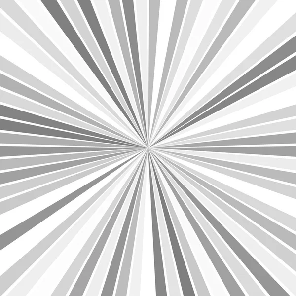 Gris abstrait hypnotique concept exlosif arrière-plan - vectoriel ray burst design — Image vectorielle