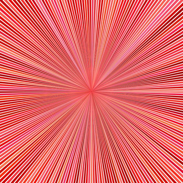 Vermelho psicodélico abstrato ray burst stripe fundo - ilustração vetorial — Vetor de Stock