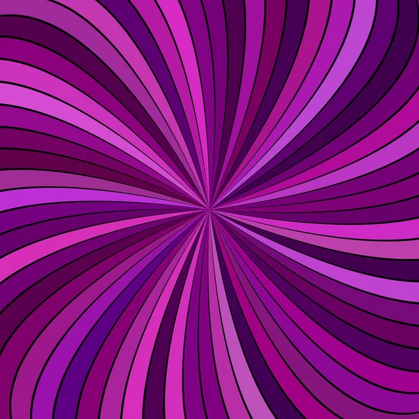 Roxo abstrato psicodélico redemoinho stripe fundo - vetor curvo explosão design —  Vetores de Stock