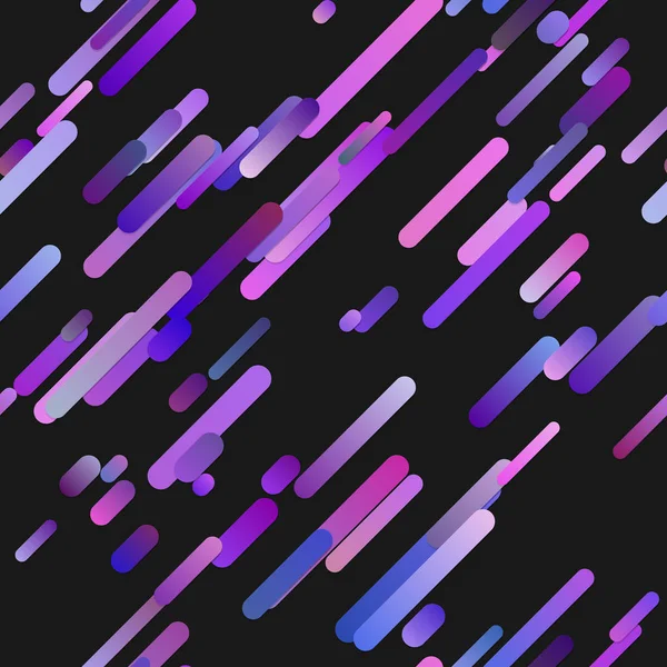 Lila trendiger Farbverlauf Hintergrund mit diagonal abgerundeten Streifenmuster — Stockvektor
