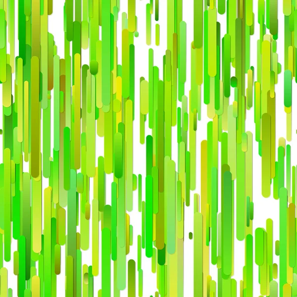 Grüne abstrakte sich wiederholende vertikale abgerundete Streifenhintergrundmuster — Stockvektor
