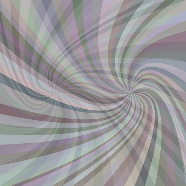 Double Swirl Hintergrund - Vektorgrafik aus verdrehten Strahlen — Stockvektor