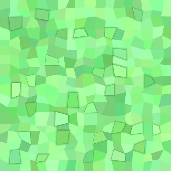 Geometryczne streszczenie nieregularny Wielokąt płytka mozaika tło - projekt wielobocznym wektora z prostokątów w odcieniach zieleni — Wektor stockowy