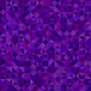 Soyut üçgen mozaik arka plan - vektör grafiği, üçgenler renkli tonlarda döşenmiş