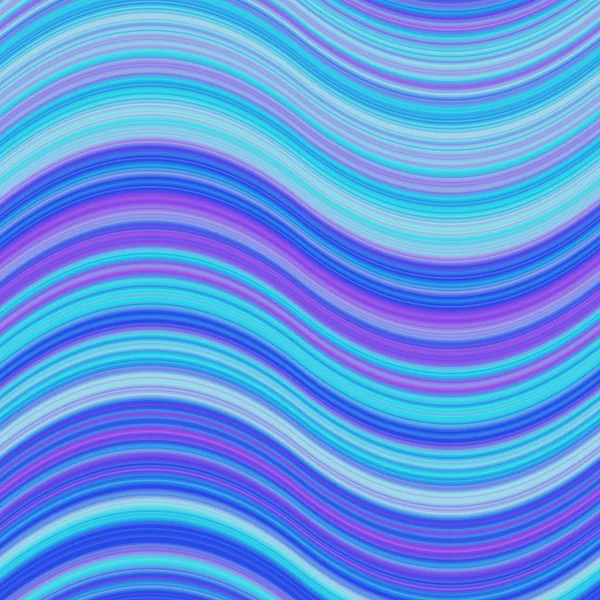 Blau gefärbt abstrakt Welle Hintergrund Design Illustration — Stockvektor