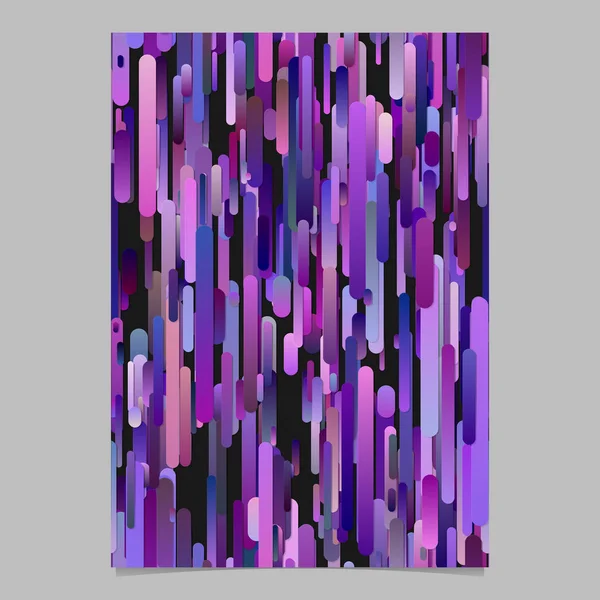 Gradiente moderno abstracto púrpura patrón de rayas verticales folleto fondo — Vector de stock