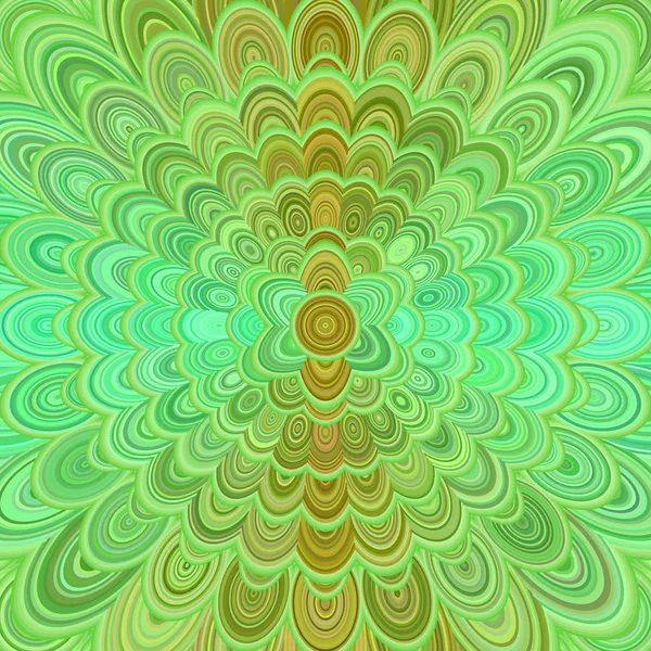 Fond abstrait d'art mandala fleur numérique - motif circulaire vectoriel — Image vectorielle