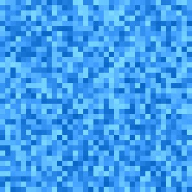 Geometrik kare mozaik arka plan - mavi tonları meydanlarda vektör tasarım