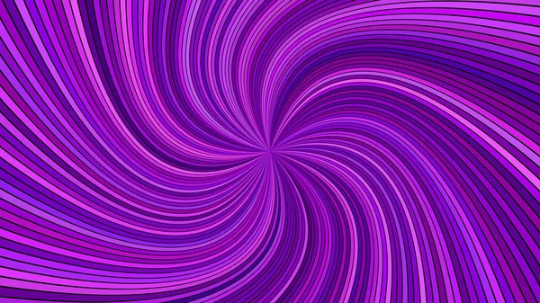 Roxo abstrato hipnótico espiral ray stripe fundo — Vetor de Stock