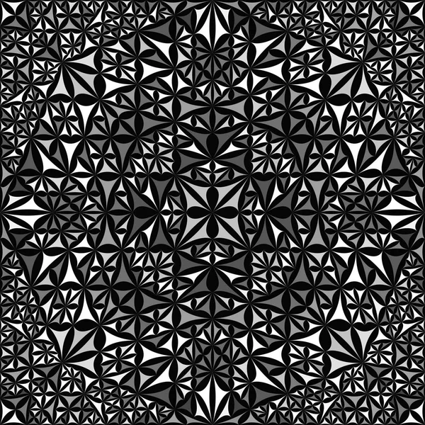 Grau nahtlose Kaleidoskop-Muster Hintergrunddesign - abstrakte Stammesvektorgrafik — kostenloses Stockfoto