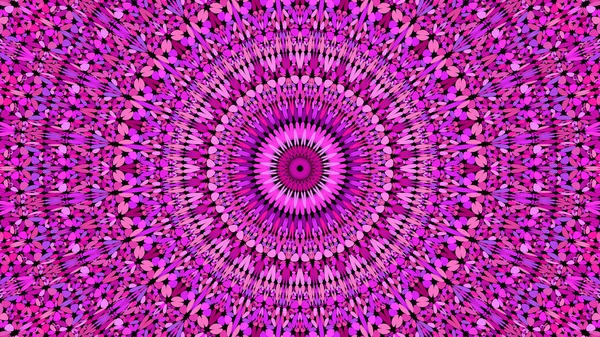 Ontwerp Met Magenta Bloemen Mozaïek Mandala Patroon Behang Geometrische Abstracte — Stockvector