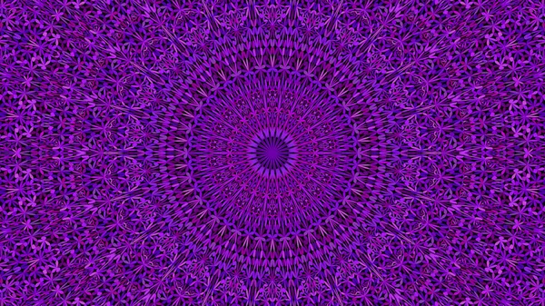 Purple abstract jungle ornate mandala wallpaper - geometric vector graphic — Stock Vector