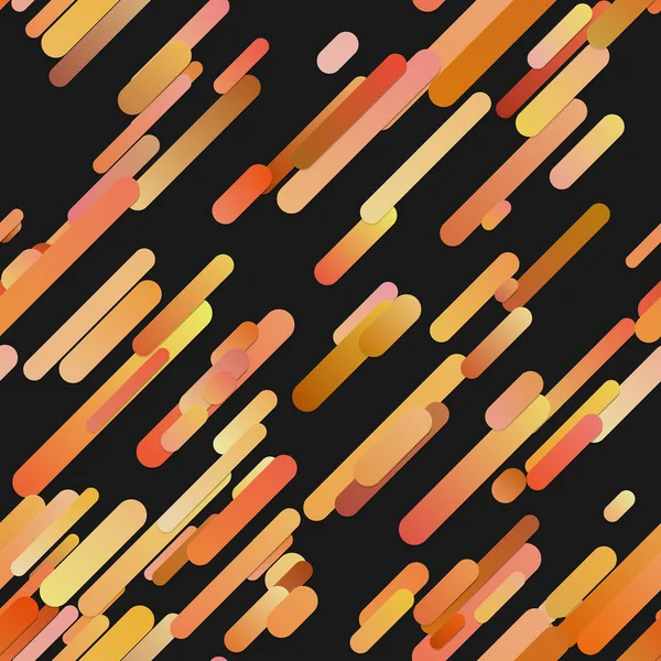 Orange trendy abstract gradient background with diagonal rounded stripe pattern - vector design