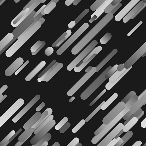 Gris abstrait sans couture moderne dégradé diagonale bande motif fond — Image vectorielle