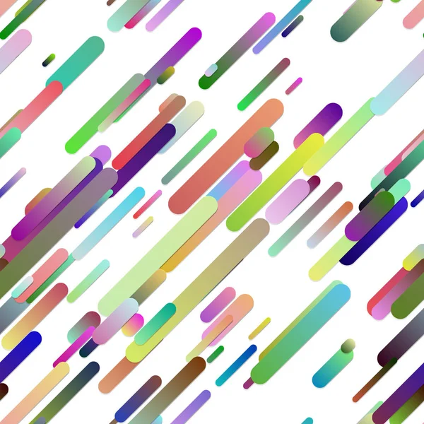 Kleurrijke abstracte naadloze Diagonale kleurovergang stripe patroon van de achtergrond — Stockvector