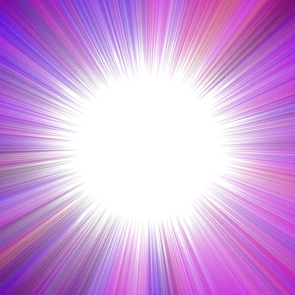 Фиолетовый гипнотический абстрактный луч на заднем плане - векторный взрыв — стоковый вектор