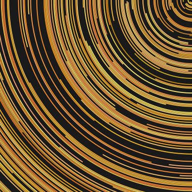 Turuncu psychedelic soyut eğri çizgi arka plan tasarım