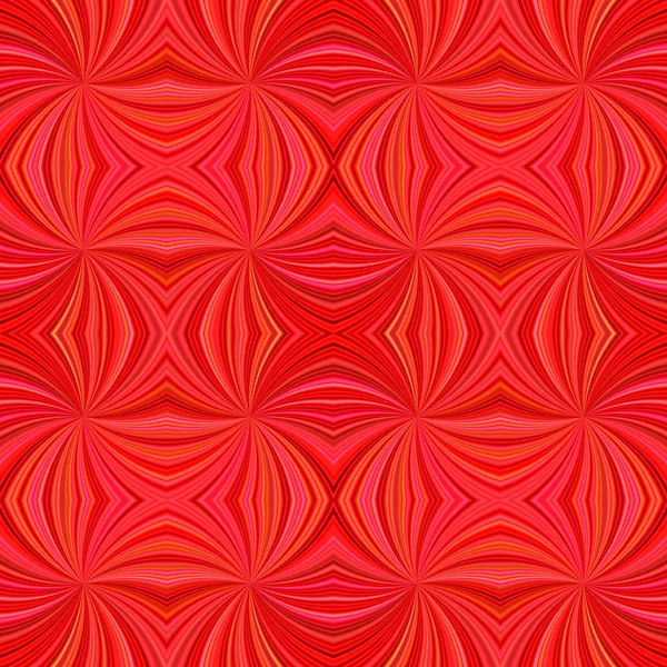 Red hypnotic abstract seamless striped vortex pattern background design from swirling rays — Stock Vector