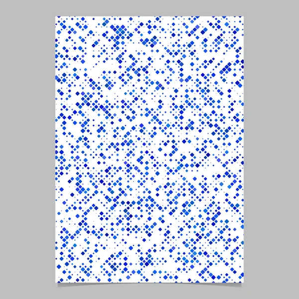 抽象的な正方形のパターンのパンフレット テンプレート - ベクトル タイル モザイク カバーの背景 — ストックベクタ