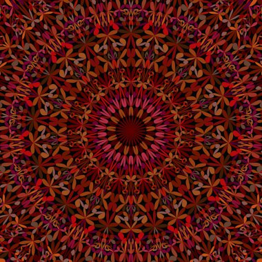 Renkli soyut çiçek çiçek dürbünü mandala geometri duvar kağıdı - bohem vektör tasarımı