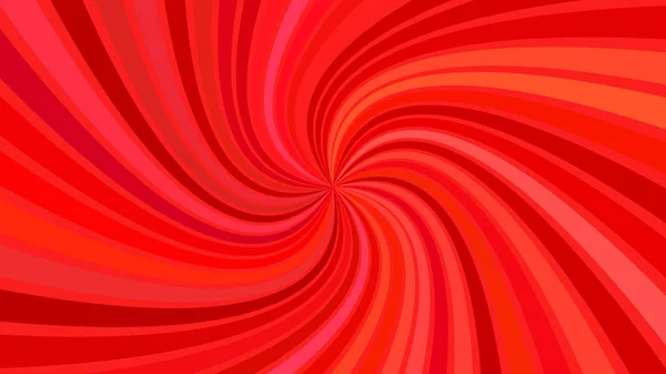 赤の抽象催眠スパイラル バースト ストライプ状背景 — ストックベクタ