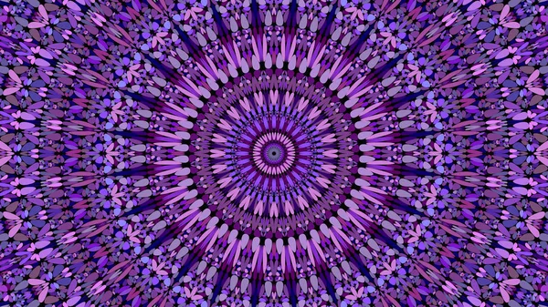 Lila Blumen reich Mandala-Muster Hintergrund-Design - abstrakte Bohemian Vektor Illustration — Stockvektor