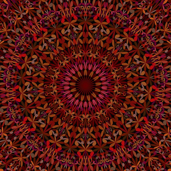Colorful abstract flower kaleidoscope mandala geometry wallpaper - bohemian vector design — Stock Vector