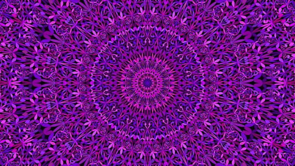 Lila Dschungel reich Mandala Tapete - ethnische Vektor Meditation Hintergrund Illustration — Stockvektor