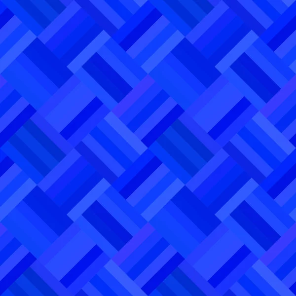 Синий абстрактный диагональный прямоугольный фон мозаики - бесшовный графический — стоковый вектор