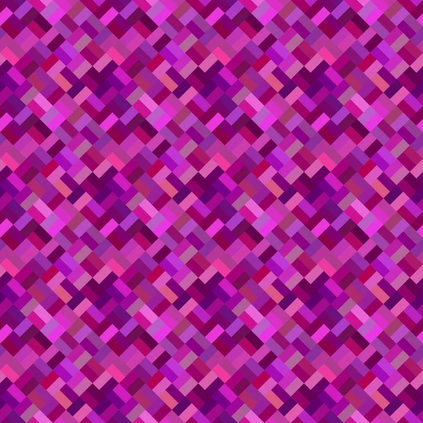 Púrpura abstracto diagonal rectángulo azulejo mosaico patrón fondo — Vector de stock
