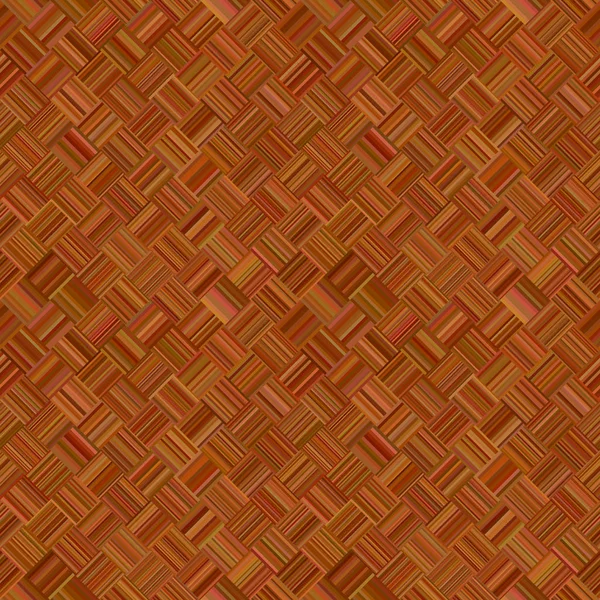 Hnědá geometrická diagonální prokládané čtvercové mozaika vzor pozadí — Stockový vektor